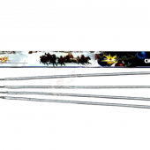 Свеча бенгальская 65 см (4шт) Новогодние желтые СБ4650 - Большие бенгальские огни в Барнауле